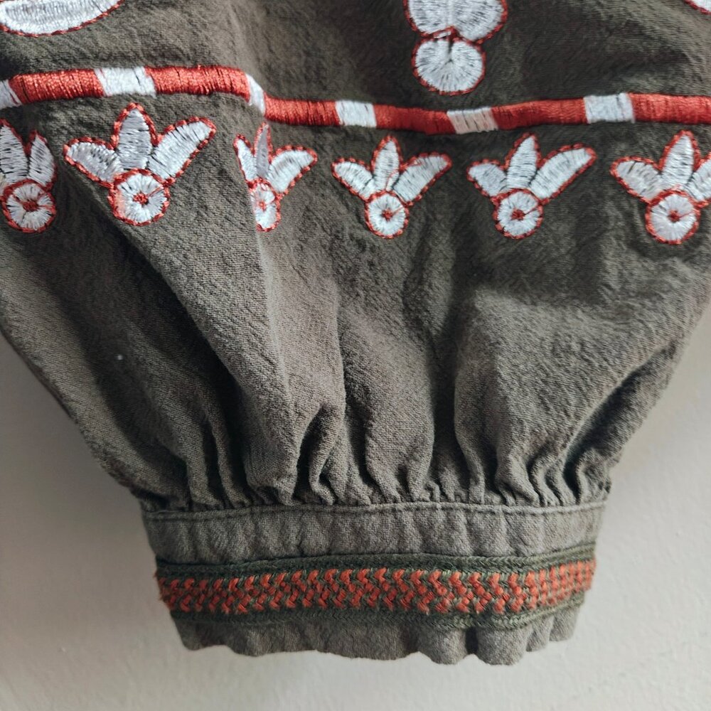 RD + KOKIO For Anthropologie Embroidered Top/Jacket - Picture 4 of 12